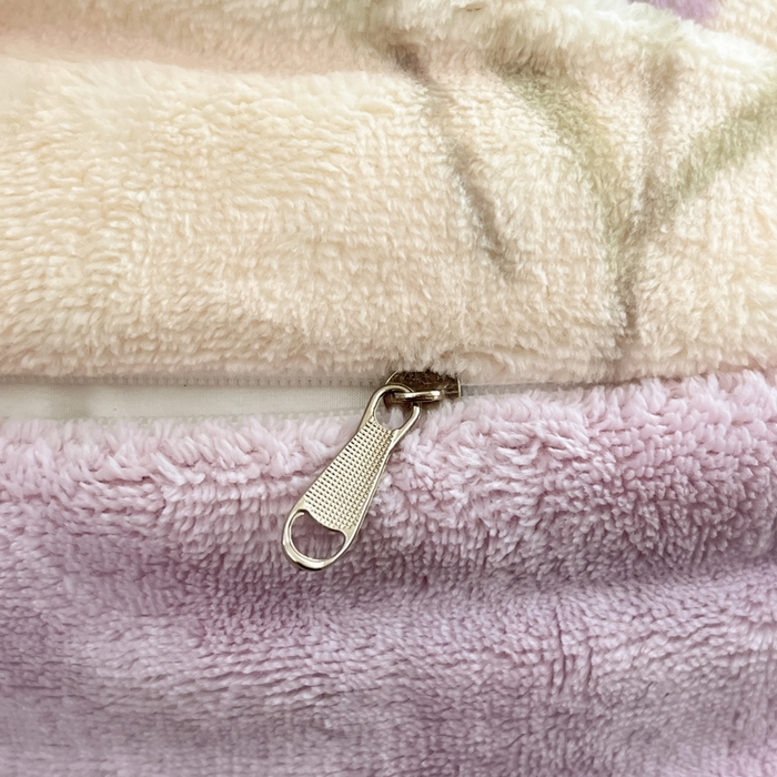 91家纺网 家纺一手货源 找家纺 沐慕 2024新款200g加厚牛奶绒四件套 紫兔花香