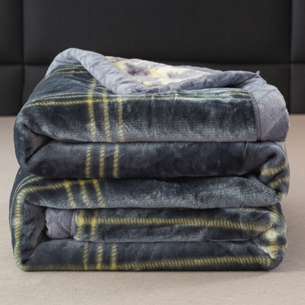 91家纺网 家纺一手货源 找家纺 航途席业 2025新款A类拉舍尔印花毛毯 异度空间