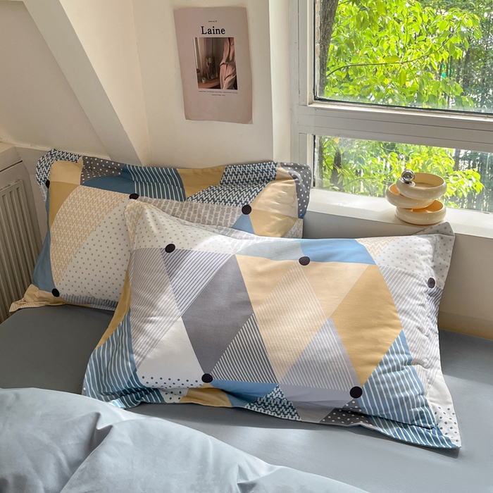 91家纺网 家纺一手货源 找家纺 涵宸家纺 2024新款加厚全棉磨毛印花四件套--罗马系列 D布拉沃