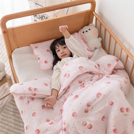 91家纺网 家纺一手货源 找家纺 （总）心卓 2025年新款直播皱皱纱冬被加厚被子被芯 儿童成人学生