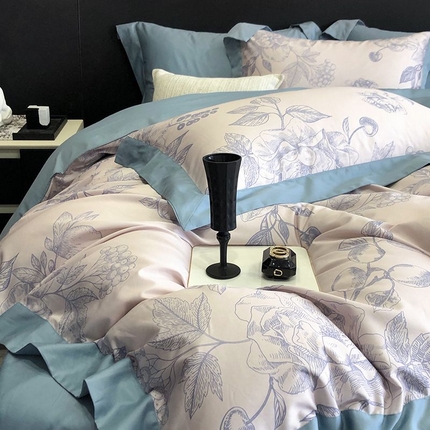 金麦家纺 2024新款全棉数码印花四件套系列 芳华