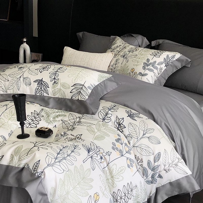 91家纺网 家纺一手货源 找家纺 金麦家纺 2024新款全棉数码印花四件套系列 梦若