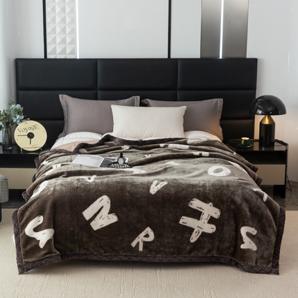 91家纺网 家纺一手货源 找家纺 （总）航途席业 2025新款A类拉舍尔印花毛毯