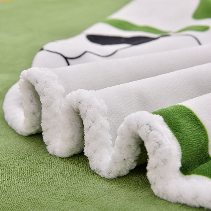 91家纺网 家纺一手货源 找家纺 梦莱情 2024新款190克7斤半牛奶绒四件套嗨皮狗