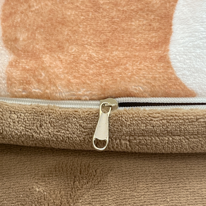 91家纺网 家纺一手货源 找家纺 沐慕 2024新款200g加厚牛奶绒四件套 呆萌熊