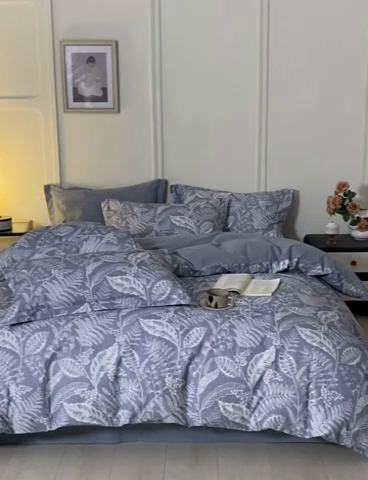 91家纺网 家纺一手货源 找家纺 涵宸家纺 2024新款加厚全棉磨毛印花四件套--罗马系列 F阡陌