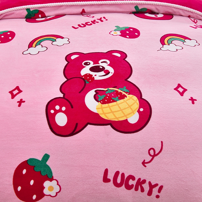 91家纺网 家纺一手货源 找家纺 （总）梦莱情 2024新款190克7斤半牛奶绒四件套