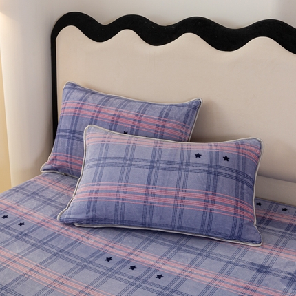 91家纺网 家纺一手货源 找家纺 （总）欧喜璐 2024新款A类加厚牛奶绒印花单枕套