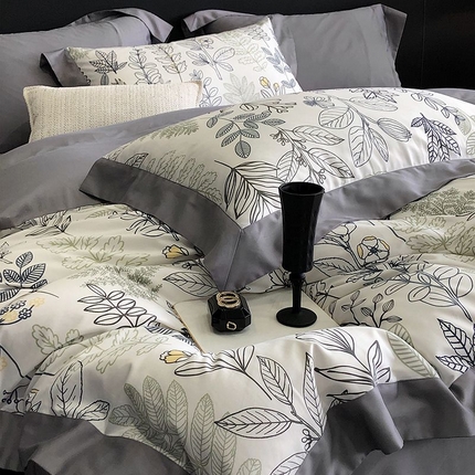 91家纺网 家纺一手货源 找家纺 （总）金麦家纺 2024新款全棉数码印花四件套系列