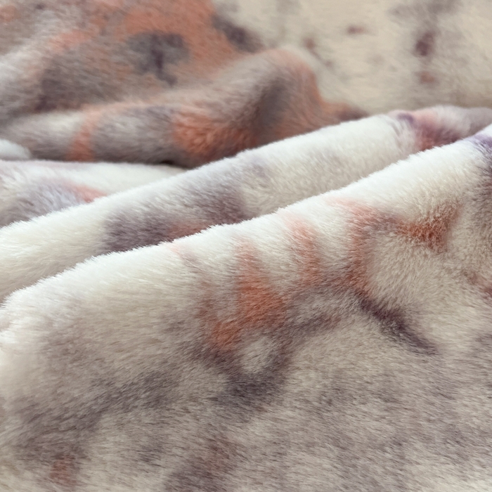 91家纺网 家纺一手货源 找家纺 金爱家 2024新款立体牛奶绒兔毛绒印花四件套 兔毛印花-大理石紫红