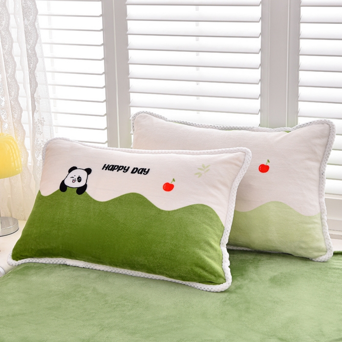 91家纺网 家纺一手货源 找家纺 梦莱情 2024新款190克7斤半牛奶绒四件套乐乐花园