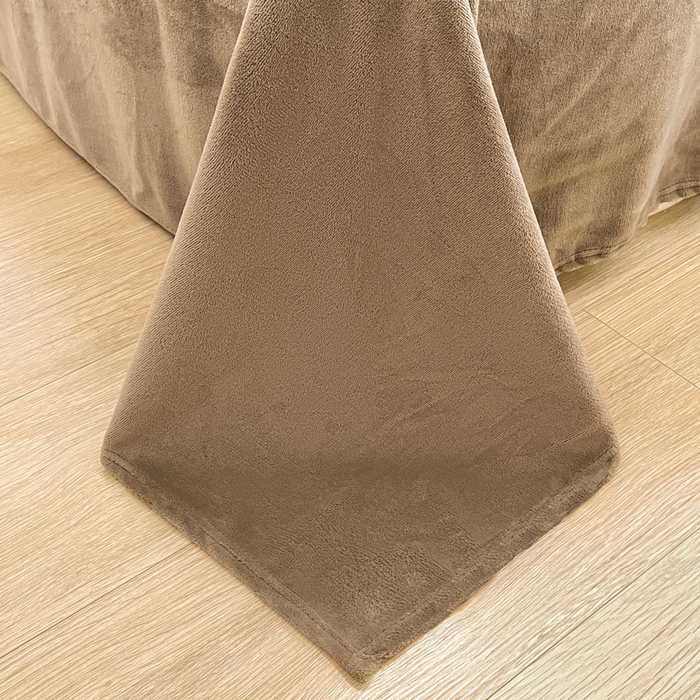 91家纺网 家纺一手货源 找家纺 沐慕 2024新款200g加厚牛奶绒四件套 花艺