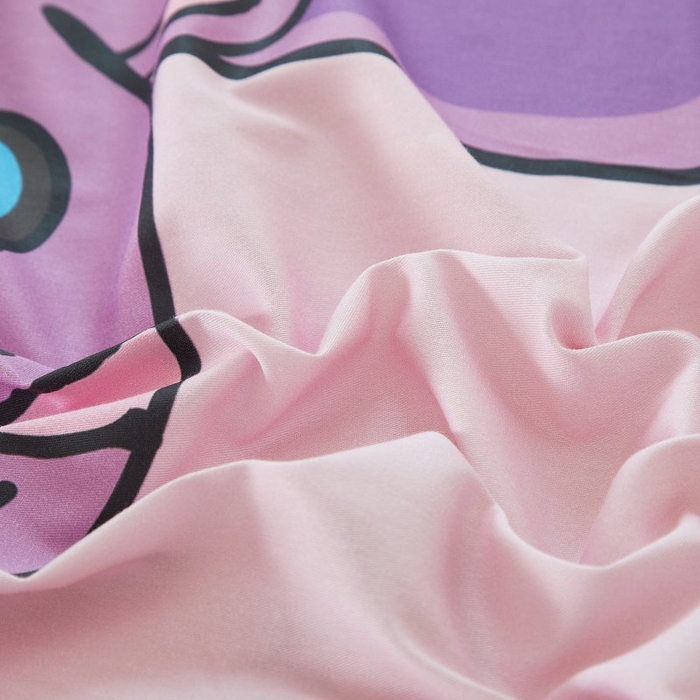 91家纺网 家纺一手货源 找家纺 蘭菲家纺 2024新款全棉大版卡通三丽鸥四件套 星期天