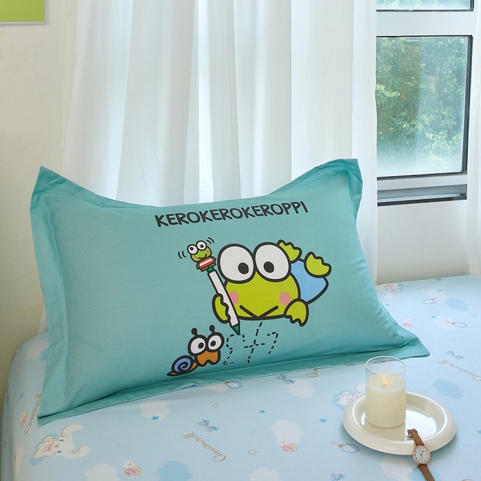 91家纺网 家纺一手货源 找家纺 蘭菲家纺 2024新款全棉大版卡通三丽鸥四件套 画自己