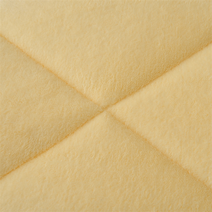 91家纺网 家纺一手货源 找家纺 笙意家纺 2025新款A类刺绣加厚保暖牛奶绒冬被四件套 亦暖-暖黄+米灰