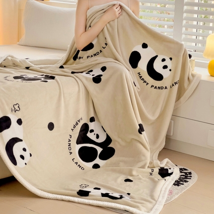 91家纺网 家纺一手货源 找家纺 （总）千荨 2024新款宽抽条跨境高克重兔兔毛绒毛毯