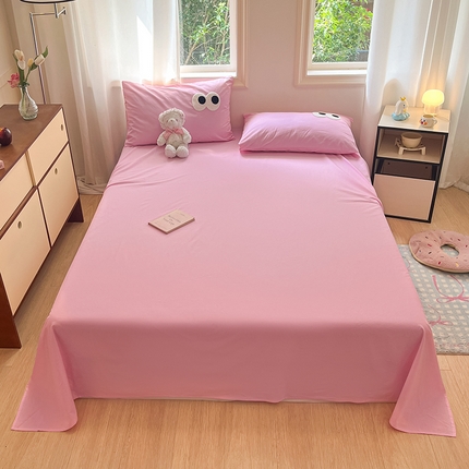 91家纺网 家纺一手货源 找家纺 （总）桃子 2024新款ins纯棉色织水洗毛巾绣大眼仔单床单