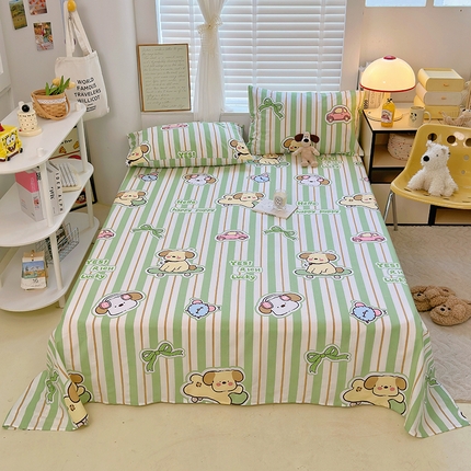 91家纺网 家纺一手货源 找家纺 （总）TT.one 塔塔家居 2025新款卡通风全棉印花单床单