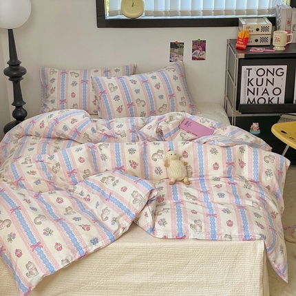 TT.one 塔塔家居 2025新款卡通风全棉印花单被套 小甜心