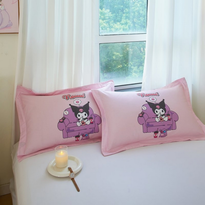 91家纺网 家纺一手货源 找家纺 蘭菲家纺 2024新款全棉大版卡通三丽鸥单品枕套 星期天
