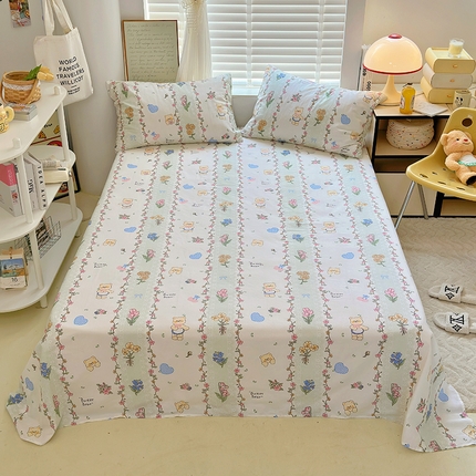 91家纺网 家纺一手货源 找家纺 （总）TT.one 塔塔家居 2025新款卡通风全棉印花单床单