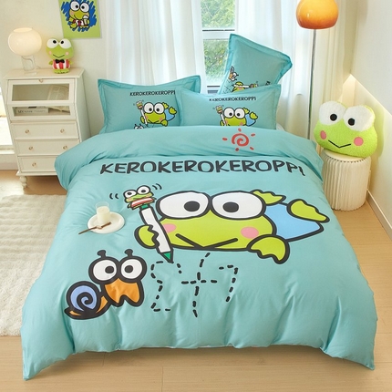 蘭菲家纺 2024新款全棉大版卡通三丽鸥四件套 画自己