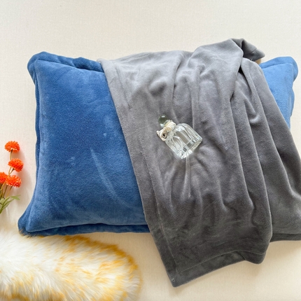 91家纺网 家纺一手货源 找家纺 （总）百寐 2024新款纯色牛奶绒抗静电加厚保暖信封加大枕套单品