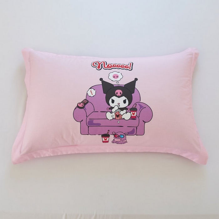 91家纺网 家纺一手货源 找家纺 蘭菲家纺 2024新款全棉大版卡通三丽鸥单品枕套 星期天