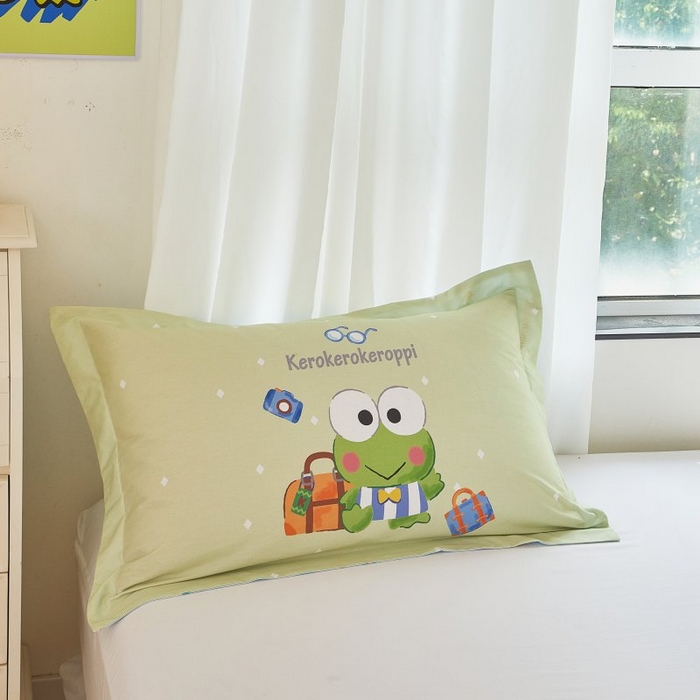 91家纺网 家纺一手货源 找家纺 蘭菲家纺 2024新款全棉大版卡通三丽鸥单品枕套 旅行家