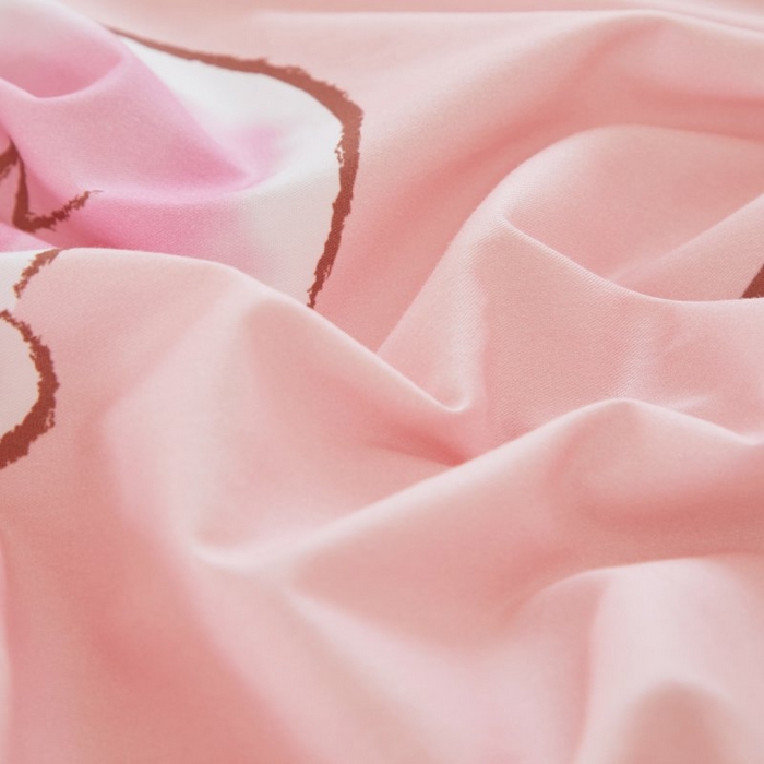 91家纺网 家纺一手货源 找家纺 蘭菲家纺 2024新款全棉大版卡通三丽鸥四件套 甜睿