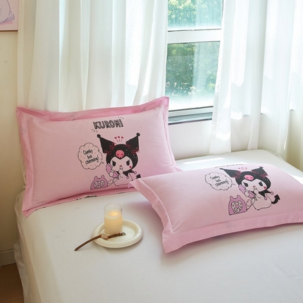 蘭菲家纺 2024新款全棉大版卡通三丽鸥单品枕套 明天见