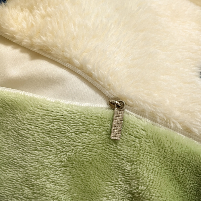 91家纺网 家纺一手货源 找家纺 韩巢家纺 2024新款加厚雪花绒印花四件套-风格一（提供卖家秀） 恐龙宝贝(绿)