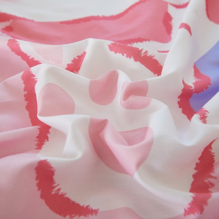 91家纺网 家纺一手货源 找家纺 蘭菲家纺 2024新款全棉大版卡通三丽鸥四件套 呆萌