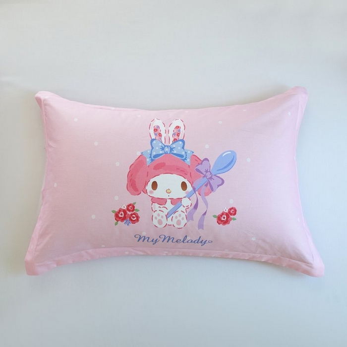 91家纺网 家纺一手货源 找家纺 蘭菲家纺 2024新款全棉大版卡通三丽鸥单品枕套 呆萌