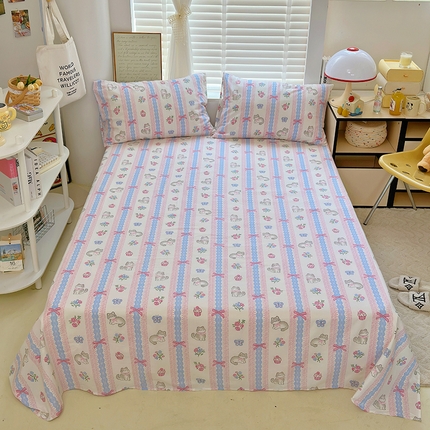 91家纺网 家纺一手货源 找家纺 （总）TT.one 塔塔家居 2025新款卡通风全棉印花单床单