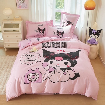 蘭菲家纺 2024新款全棉大版卡通三丽鸥四件套 明天见