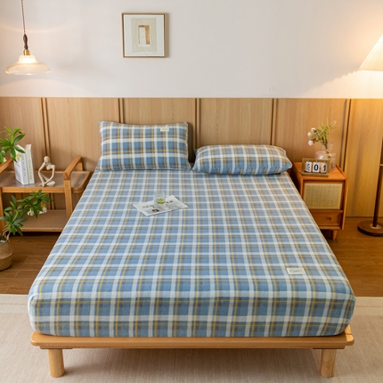 91家纺网 家纺一手货源 找家纺 （总）梵克保罗 2024新款纯色简约牛奶绒床笠