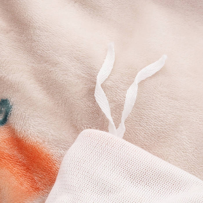 91家纺网 家纺一手货源 找家纺 2024新款加厚保暖小清新小版牛奶绒四件套 橙子熊