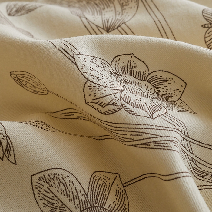 91家纺网 家纺一手货源 找家纺 （总）千朵森 2024新款高定新疆长绒棉全棉印花拼角磨毛四件套 风格二