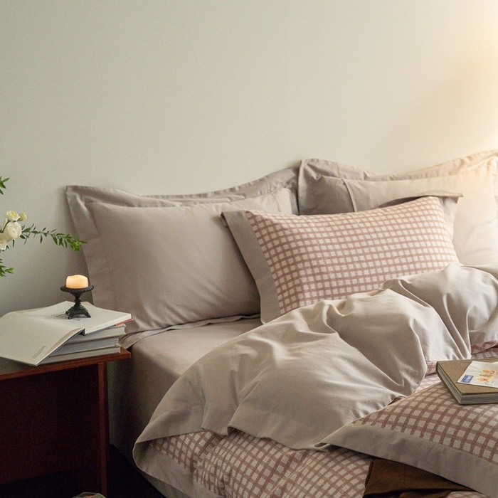 91家纺网 家纺一手货源 找家纺 窝米 2024新款全棉磨毛工艺拼角款四件套系列 华芙