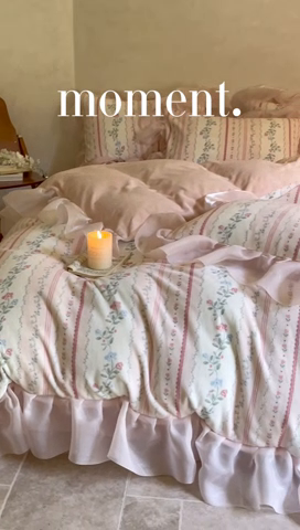 91家纺网 家纺一手货源 找家纺 慕澄家纺 2024新款高克重花边牛奶绒印花四件套 曼琳