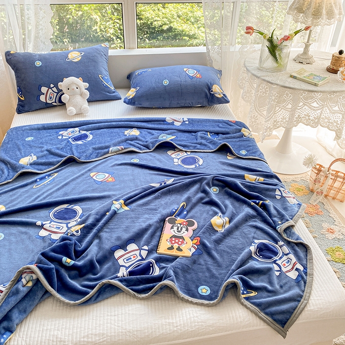 91家纺网 家纺一手货源 找家纺 （总）慕尚家纺 2025新款雪貂绒高克重300g毛毯家用毛毯