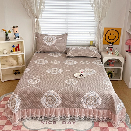 91家纺网 家纺一手货源 找家纺 （总）手艺人 204新款亲肤化纤夹棉床盖榻榻米炕盖炕垫-CH系列