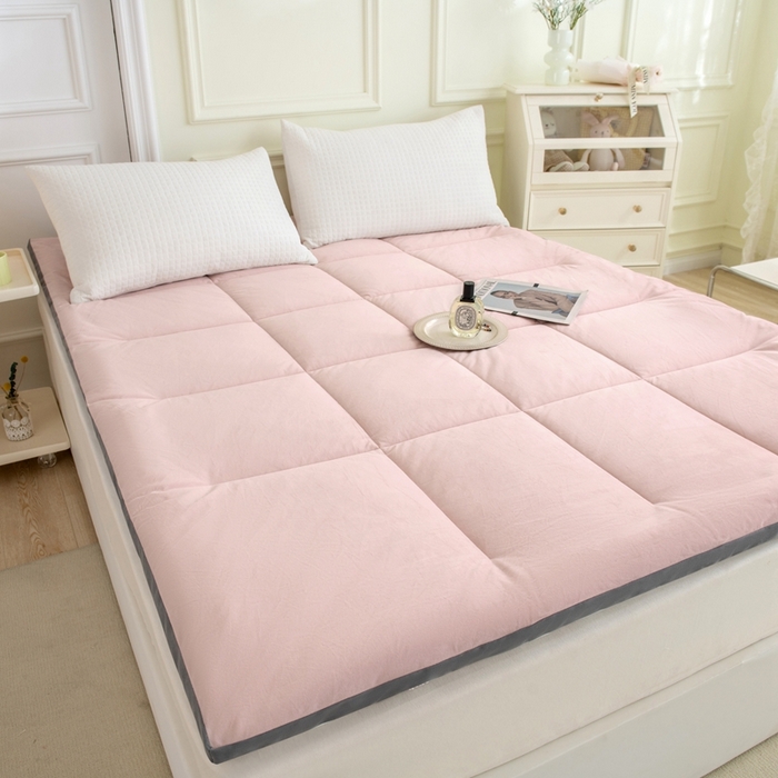 91家纺网 家纺一手货源 找家纺 （总）LADYCOCO可可家居 2024新款亲肤舒适德绒床垫床褥-超暖系列