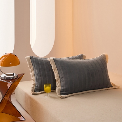 91家纺网 家纺一手货源 找家纺 （总）LADYCOCO可可家居 2024新款牛奶3D绒立体雕花剪花单枕套