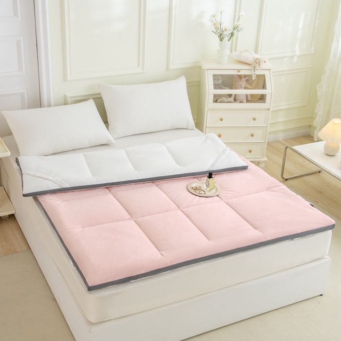 91家纺网 家纺一手货源 找家纺 （总）LADYCOCO可可家居 2024新款亲肤舒适德绒床垫床褥-超暖系列