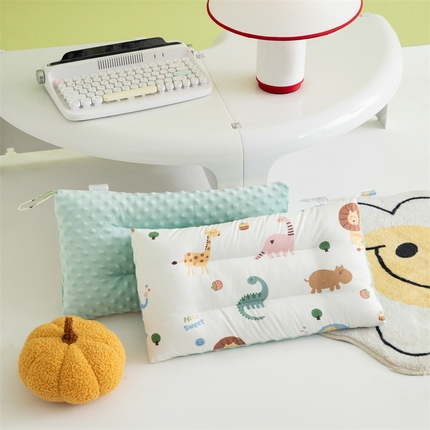 91家纺网 家纺一手货源 找家纺 （总）嗨皮宝贝 2024新款全棉卡通儿童豆豆枕枕头枕芯