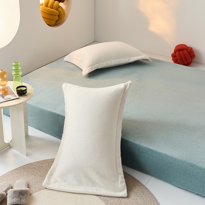 91家纺网 家纺一手货源 找家纺 LADYCOCO可可家居 2024新款牛奶3D绒立体雕花剪花单品系列-单床笠 蓝色