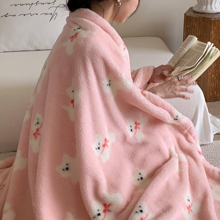 91家纺网 家纺一手货源 找家纺 （总）桃喜 2024新款A类摇粒绒毛毯毯子