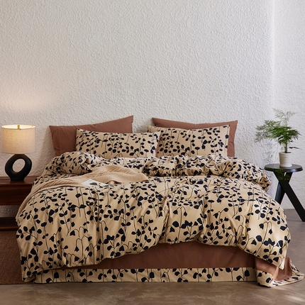 千朵森 2024新款A类全棉活性陶瓷磨毛四件套 芊寻